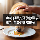 电动剃须刀还能修整衣服?清洁小妙招揭秘(图4) 电动剃须刀还能修整衣服?清洁小妙招揭秘(图4)