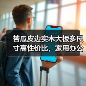苦瓜皮边实木大板多尺寸高性价比，家用办公怎么选？（图2）