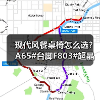 现代风餐桌椅怎么选？A65#台脚F803#超晶黑胡桃色解析（图3）