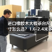 进口橡胶木大板茶台尺寸怎么选?1.6-2.4米多规格打造理想茶桌(图4) 进口橡胶木大板茶台尺寸怎么选?1.6-2.4米多规格打造理想茶桌(图4)