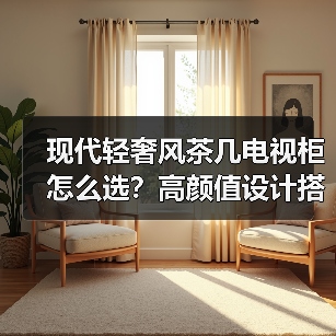 现代轻奢风茶几电视柜怎么选？高颜值设计搭配指南