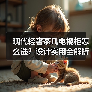 现代轻奢茶几电视柜怎么选？设计实用全解析