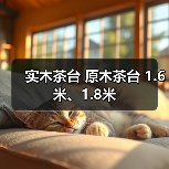 实木茶台 原木茶台 1.6米、1.8米（图3）