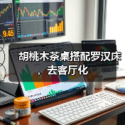 胡桃木茶桌搭配罗汉床，去客厅化（图2）