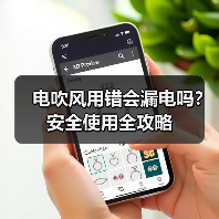 电吹风用错会漏电吗？安全使用全攻略