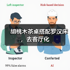 胡桃木茶桌搭配罗汉床，去客厅化（图4）