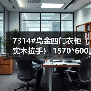 7314#乌金四门衣柜（实木拉手） 1570*600*2030mm 7315＃乌金五门衣柜（实木拉手） 1944*600
