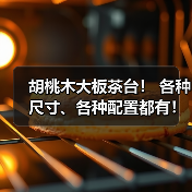 胡桃木大板茶台！ 各种尺寸、各种配置都有！ 多用途：茶台、餐台、工作台、学习台...（图3）