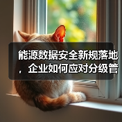 能源数据安全新规落地，企业如何应对分级管理挑战？