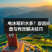 电冰箱积水多？原因排查与有效解决技巧