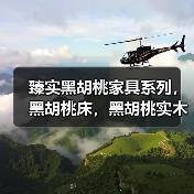 臻实黑胡桃家具系列，黑胡桃床，黑胡桃实木床，黑胡桃套房家具