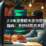 2.8米龙骨船木茶台定制指南:天然材质艺术摆件全解析(图4) 2.8米龙骨船木茶台定制指南:天然材质艺术摆件全解析(图4)