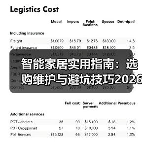 智能家居实用指南:选购维护与避坑技巧2026版(图4) 智能家居实用指南:选购维护与避坑技巧2026版(图4)