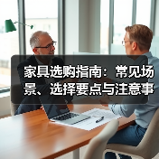 家具选购指南:常见场景、选择要点与注意事项(图1) 家具选购指南:常见场景、选择要点与注意事项(图1)