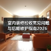 室内装修验收常见问题与后期维护指南2026(图1) 室内装修验收常见问题与后期维护指南2026(图1)