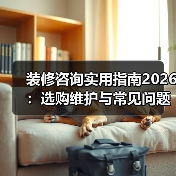 装修咨询实用指南2026:选购维护与常见问题全解析(图1) 装修咨询实用指南2026:选购维护与常见问题全解析(图1)